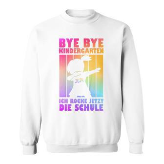 Kinder Bye Bye Kindergarten Ich Rocke Jetzt Die Schule Sweatshirt - Geschenkecke