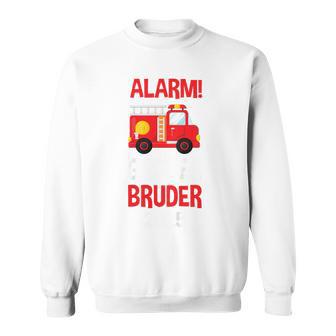 Kinder Großer Bruder 2025 Feuerwehr Sweatshirt - Seseable