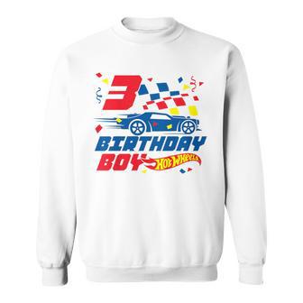 Kinder Hot Wheels – Junge Zum 3 Geburtstag Sweatshirt - Geschenkecke