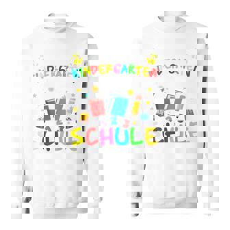 Kinder Mach's Gut Kindergarten Ich Rocke Jetzt Die Schule Sweatshirt - Seseable