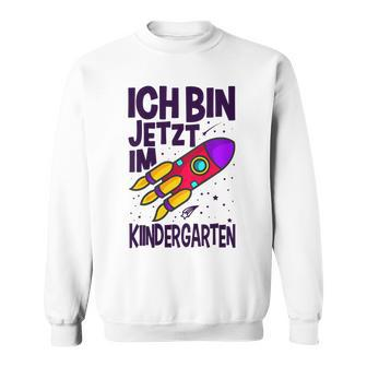 Kinder Sweatshirt Ich Bin Jetzt Im Kindergarten - Einschulungsgeschenk - Seseable