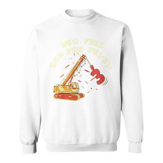 Kinder Weg Frei Ich Bin Jetzt 3 German Language Sweatshirt - Seseable