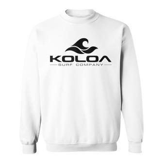 Koloa Surf Classic Wave Black Logo Sweatshirt - Seseable