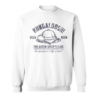 Kungaloosh Adventurer Club Adventure Life Vintage Sweatshirt | Mazezy