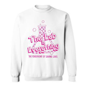 The Lab Is Everything Retro Lab Tech Lab Week 2024 Sweatshirt - Monsterry