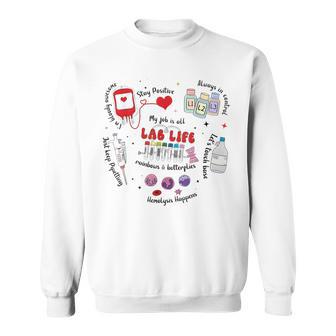 Lab Life Retro Lab Week 2024 Sweatshirt - Monsterry