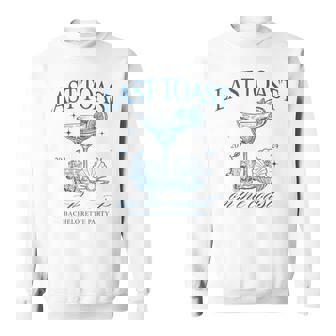 Last Toast On The Coast Bridesmaid Bride Beach Bachelorette Sweatshirt - Seseable