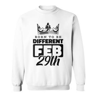 Leap Year Birth February 29 29Th Feb Leap Day Birthday Sweatshirt - Thegiftio UK