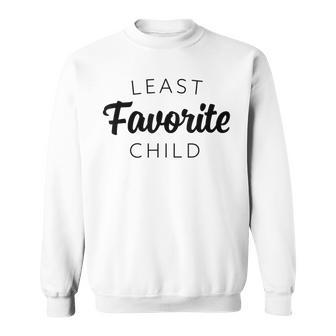 Least Favorite Child Cute Christmas Theme Holiday Sweatshirt - Monsterry UK