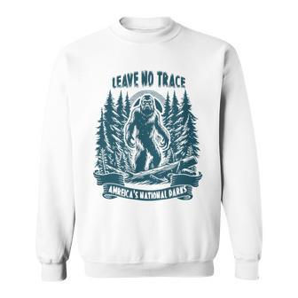 Leave No Trace America National Parks Big Foot Sweatshirt - Thegiftio UK