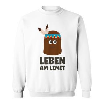 Leben Am Limit Schaumkiss Schokokiss Indian Gray S Sweatshirt - Seseable