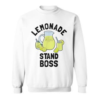 Lemon Juice Lemonade Stand Boss Sweatshirt - Monsterry CA