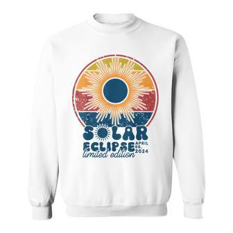 Limited Edition Total Solar Eclipse 2024 April 8 2024 Retro Sweatshirt | Mazezy