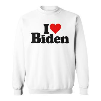 I Love Heart Biden President Joe Biden Sweatshirt - Thegiftio UK