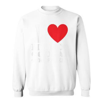 I Love My Hot Cougar Girlfriend I Heart My Cougar Girlfriend Sweatshirt - Monsterry UK