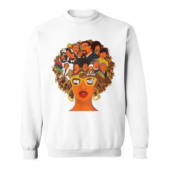 I Love My Roots Back Powerful Black History Month Junenth Sweatshirt - Seseable