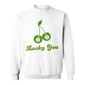Lucky You Baby 8 Ball Cherry Baby Sweatshirt | Mazezy
