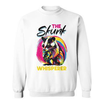 Lustiges Stinktier The Skunk Whisperer Sweatshirt - Seseable