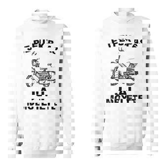 Maillot Je Peux Pas J'ai Mobylette 103 Accro Motard Humour Sweater e - Cadeauxyz