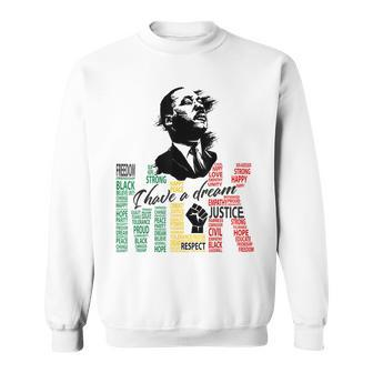 Martin Luther King Jr Black History Month Mlk I Have A Dream Sweatshirt - Seseable