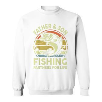 Matching Fishing- Father & Son Bass Fish Dad Boys Sweatshirt - Monsterry