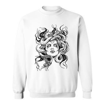 Medusa Greek Mythology Goddess Women Sweatshirt - Seseable