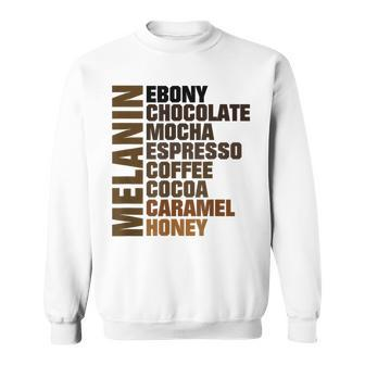 Melanin Shades Of Brown Ebony Caramel Mocha Sweatshirt - Monsterry DE