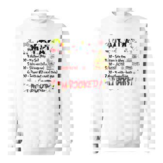 Merry Christmas My Day Schedule I’M Booked Christmas Sweatshirt - Thegiftio