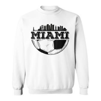 Miami Soccer Distressed Futbol 305 Sweatshirt - Monsterry CA