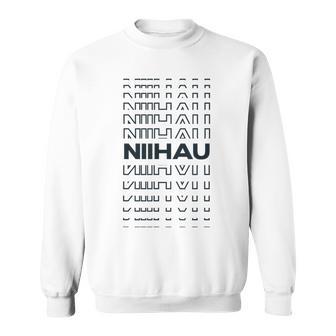 Minimalist Island Hawaii Modern Niihau Sweatshirt - Monsterry AU