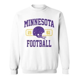 Minnesota Football Athletic Vintage Sports Team Fan Sweatshirt - Monsterry