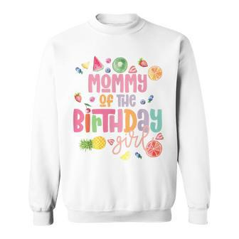 Mommy Twotii Frutti 2-Year-Old Fruit Tropical Birthday Sweatshirt - Monsterry