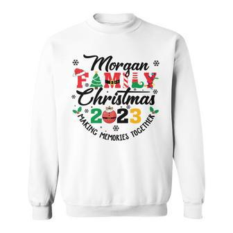 Morgan Family Name Christmas Matching Surname Xmas Sweatshirt - Seseable