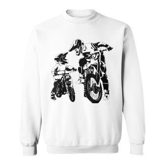 Motocross Motorcycle Wie Derater So Der Son Sweatshirt - Geschenkecke