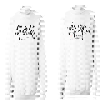 Mr & Mrs Est 2024 Recién Casados Recién Casados Camisa de entrenamiento - Regaloses