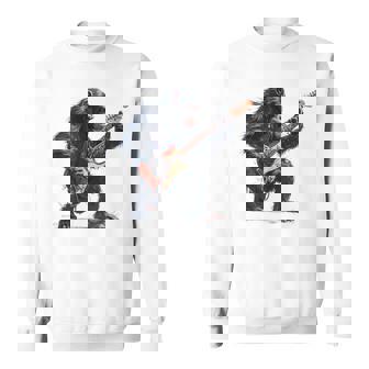 Music Monkey I Monkey Playing Guitar Sweatshirt - Thegiftio