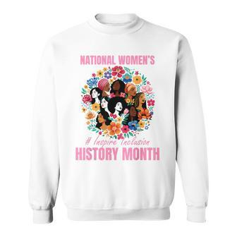 National Women's Day 2024 Inspire Inclusion History Month Sweatshirt | Mazezy