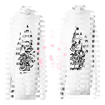 Native American Bear Claw Tribal Indian Native Sweatshirt - Monsterry