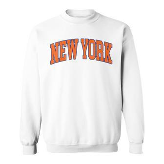 New York Text Sweatshirt | Mazezy DE