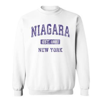 Niagara New York Ny Vintage Athletic Sports Sweatshirt - Monsterry DE