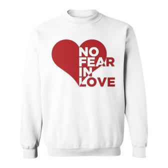 No Fear In Love Short Sleeve Sweatshirt - Monsterry UK