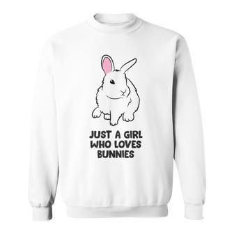 Nur Ein Mädchen Das Hasen Liebt Sweatshirt - Seseable