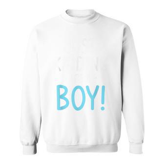 Nur Ein Scherz Es Ist Ein Junge Gender Reveal Pink S Sweatshirt - Geschenkecke