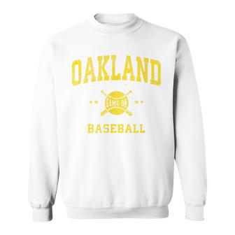 Oakland Vintage Baseball Throwback Retro Sweatshirt - Monsterry UK