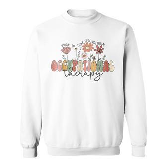 Occupational Therapy Pediatric Therapist Ot Ota Cota Sweatshirt - Monsterry