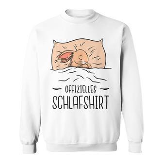 Offizielles Schlaf Süßer Hase Beim Schlafen Sweatshirt - Geschenkecke