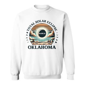 Oklahoma Eclipse 40824 America Total Solar Eclipse 2024 Sweatshirt - Monsterry DE