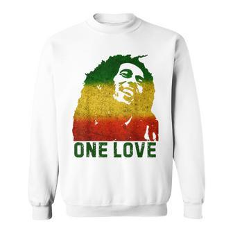 One Reggae Love Reggae Music Lover Jamaica Rock Roots Sweatshirt - Monsterry UK