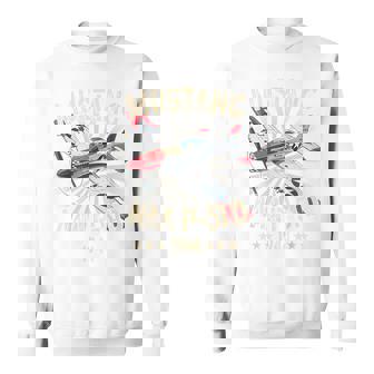 P-51D Mustang Vintage North American P-51D Fighter Warbirds Sweatshirt - Seseable