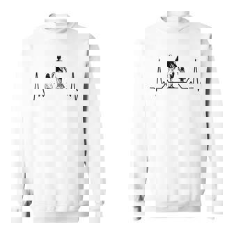 Padre 2 Hijas Latido Del Corazón Papá Regalo Del Día Del Padre Padre Padre Camisa de entrenamiento - Regaloses